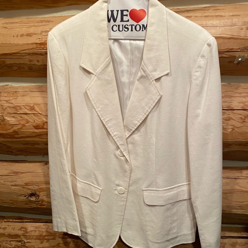 White blazer
